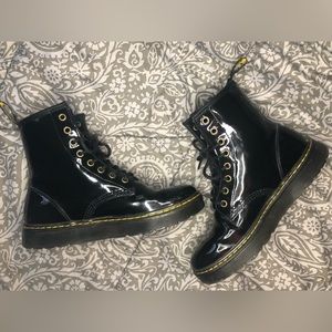 Dr. Martens Patent Leather Lace up Boot